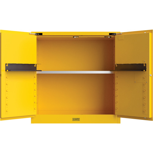 Utili-Guard+ Flammable Safety Cabinet, 30 gal., 1 Door, 43" W x 44" H x 22" D Stor-it Systems