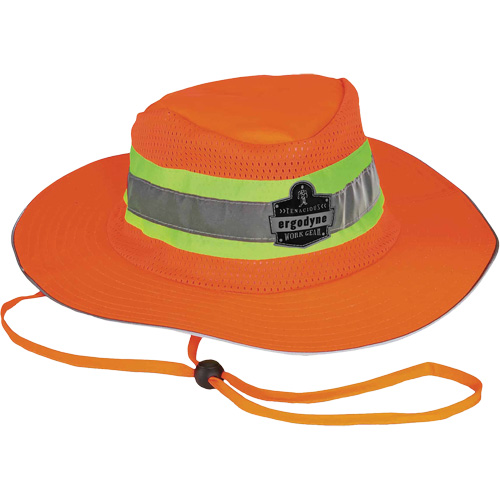 GloWear 8935 Ranger Sun Hat, Large/X-Large, High Visibility Orange, Polyester Stor-it Systems
