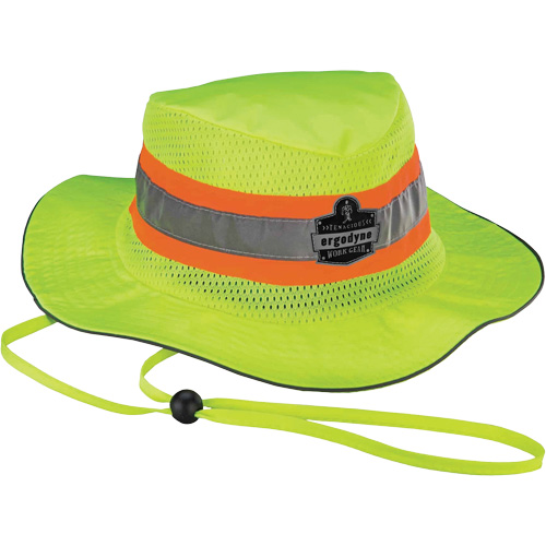Chapeau de soleil de garde forestier de refroidissement en microfibre Chill-Its 8935MF , petite/moyenne, Lime haute visibilit&eacute; Stor-it Systems