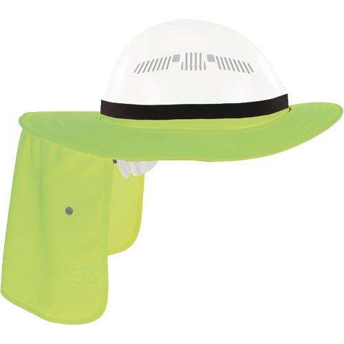 Visi&egrave;re universelle avec protection de la nuque pour casque de s&eacute;curit&eacute; Chill-Its 6661, Lime haute visibilit&eacute; Stor-it Systems
