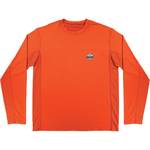 Chemise de refroidissement &agrave; manches longues avec protection solaire et UV Chill-Its 6689, Orange, Petit Stor-it Systems