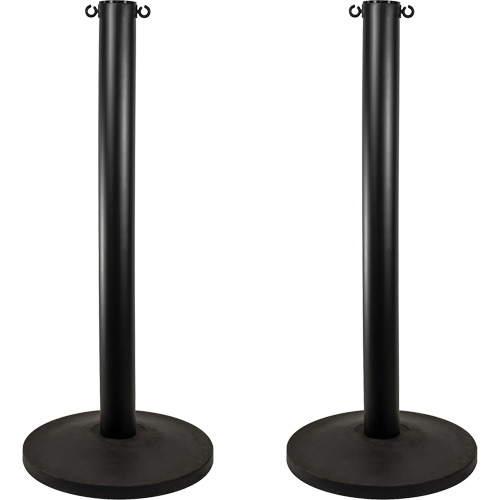 Montant industriel, Hauteur de 37", Noir Stor-it Systems