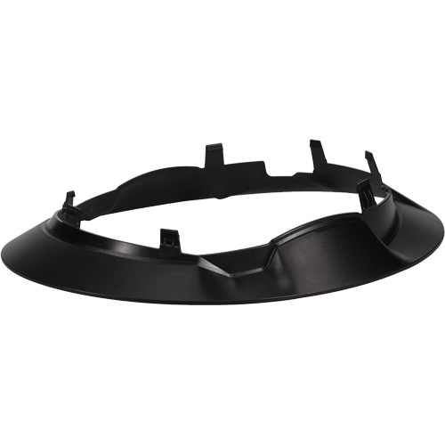 Bordure large compl&egrave;te &agrave; agrafe pour casque d'alpiniste RZRBack, blanc Stor-it Systems