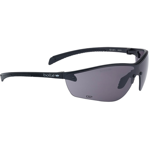 Lunettes de s&eacute;curit&eacute; BSSI Silium+, Lentille Gris/Fum&eacute;e, Antibu&eacute;e/Anti-&eacute;gratignures, ANSI Z87+ Stor-it Systems