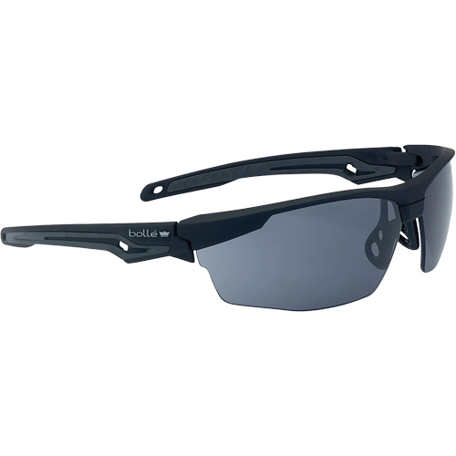 Tryon BSSI Ballistic Safety Glasses, Smoke/Grey Lens, Anti-Fog/Anti-Scratch, ANSI Z87+ Stor-it Systems