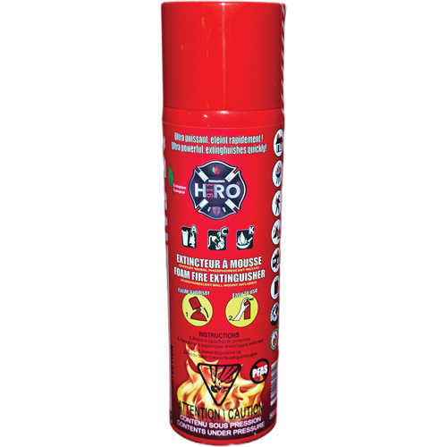 Extincteur Hero 911 sans PFAS, ACK, Capacit&eacute; 500 ml Stor-it Systems