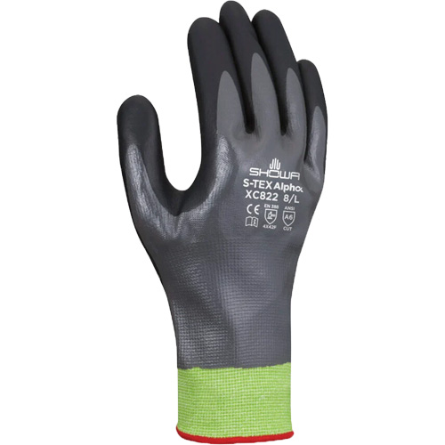 Gants r&eacute;sistants &agrave; la coupe S-TEX Alpha XC822, Taille 2T-Grand/10, Calibre 18, Rev&ecirc;tement Nitrile, Enveloppe en Tungst&egrave;ne, ASTM ANSI niveau A6 Stor-it Systems