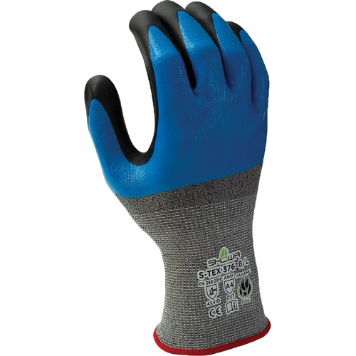 Gants r&eacute;sistant &agrave; la coupe 376, 6/Petit, R&ecirc;vetement Nitrile/Mousse de nitrile, Calibre 13, Enveloppe en Polyester/Acier inoxydable Stor-it Systems