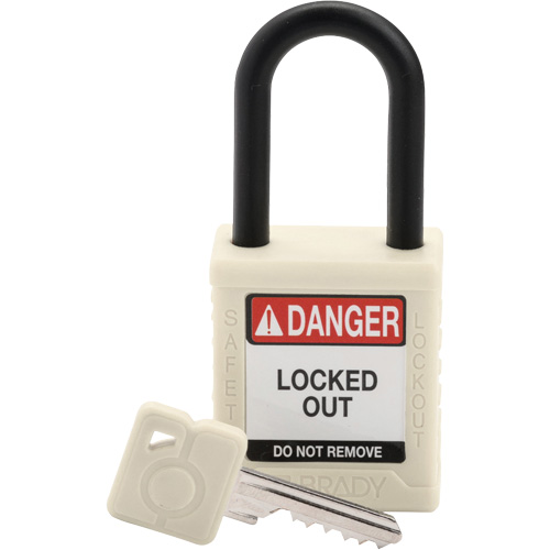 Cadenas de s&eacute;curit&eacute; Velocity, Cadenas de s&eacute;curit&eacute;, Cl&eacute;s diff&eacute;rentes, Nylon, Largeur de 1-1/2" Stor-it Systems