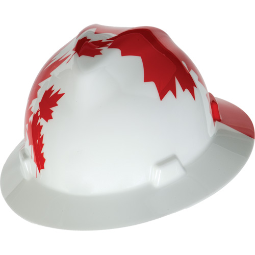 Casque de protection V-Gard &agrave; fentes s&eacute;rie Canadian Freedom, Suspension Rochet, Non ventil&eacute; Stor-it Systems