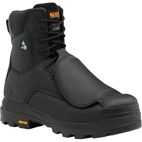 Bottes de travail Vulcan avec protecteur m&eacute;tatarsien &agrave; l'ext&eacute;rieur, Cuir, Taille 8, Imperm&eacute;able Stor-it Systems