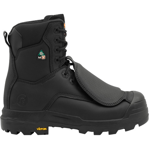 Bottes de travail Vulcan avec protecteur m&eacute;tatarsien &agrave; l'ext&eacute;rieur, Cuir, Taille 8, Imperm&eacute;able Stor-it Systems