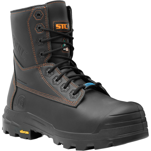 Bottes de travail Metpro Flex avec protecteur m&eacute;tatarsien, Cuir, Taille 9-1/2, Imperm&eacute;able Stor-it Systems