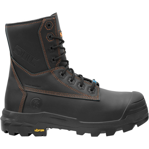 Bottes de travail Metpro Flex avec protecteur m&eacute;tatarsien, Cuir, Taille 9-1/2, Imperm&eacute;able Stor-it Systems