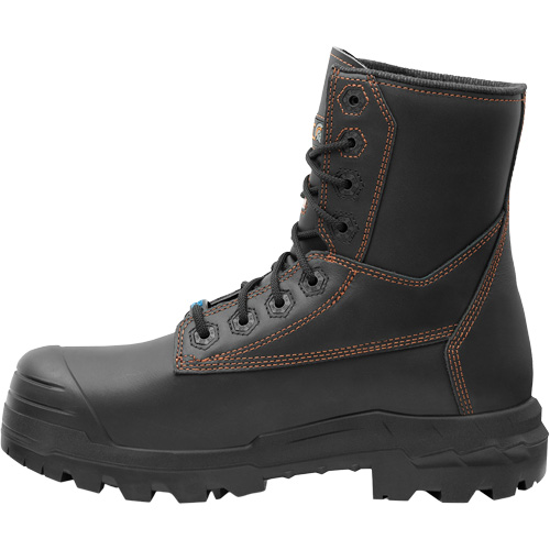 Bottes de travail Metpro Flex avec protecteur m&eacute;tatarsien, Cuir, Taille 9-1/2, Imperm&eacute;able Stor-it Systems