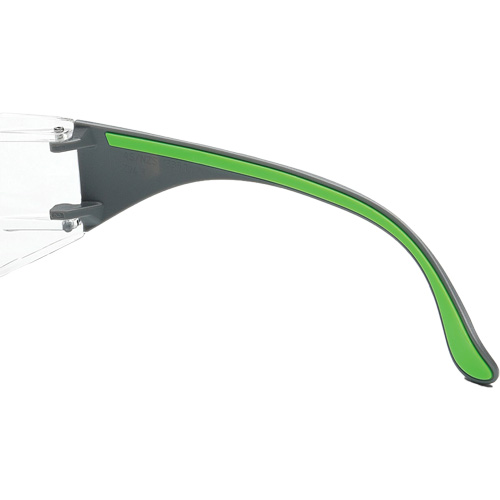 Lunettes de s&eacute;curit&eacute; gris/vert Adapt Lite, Lentille Transparent, Antibu&eacute;e/Anti-&eacute;gratignures, ANSI Z87+/R&eacute;pond ou surpasse la norme CSA Z94.3 Stor-it Systems
