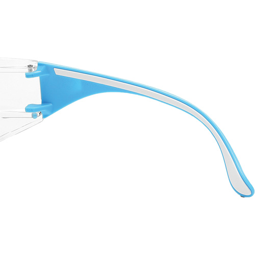 Lunettes de s&eacute;curit&eacute; bleu/blanc Adapt Lite, Lentille Transparent, Antibu&eacute;e/Anti-&eacute;gratignures, ANSI Z87+/R&eacute;pond ou surpasse la norme CSA Z94.3 Stor-it Systems