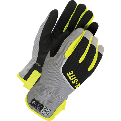 X-Site&reg; Cut-Resistant Lined Touch Screen Performance Gloves, Size X-Large, Thinsulate/Microfibre/Spandex Shell, ASTM ANSI Level A5 Stor-it Systems