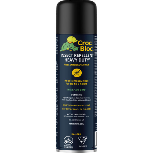 Heavy-Duty Insect Repellent, 30% DEET, Spray, 220 g Stor-it Systems