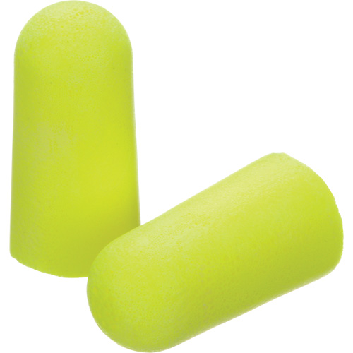 Bouchons d'oreilles n&eacute;on jaune E-A-Rsoft, Vrac - Sac en poly Stor-it Systems