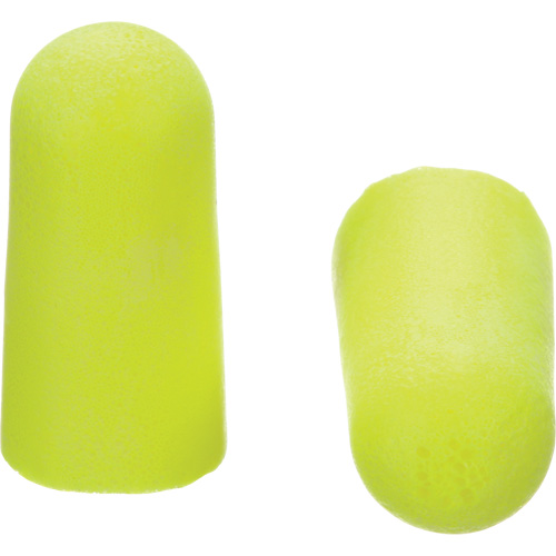 Bouchons d'oreilles n&eacute;on jaune E-A-Rsoft, Vrac - Sac en poly Stor-it Systems