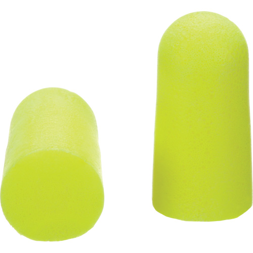 Bouchons d'oreilles n&eacute;on jaune E-A-Rsoft, Vrac - Sac en poly Stor-it Systems