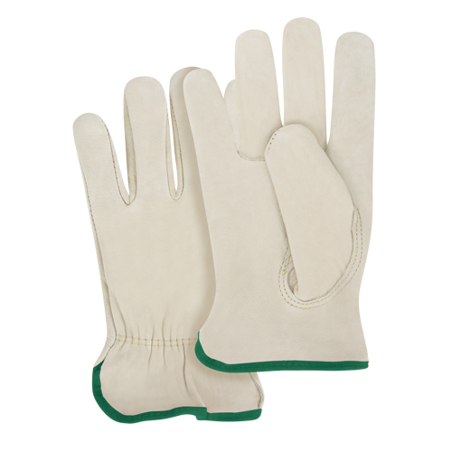 Close-Fit Driver's Gloves, Large, Grain Cowhide Palm Stor-it Systems