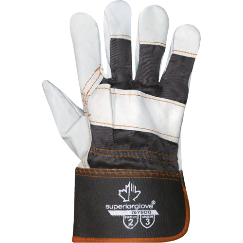 Endura&reg; Sweat-Absorbing Gloves, X-Large, Grain Cowhide Palm, Cotton Inner Lining Stor-it Systems