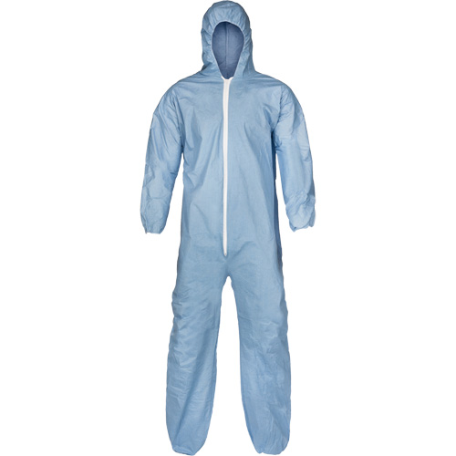 Pyrolon&reg; Plus 2 FR Coveralls, Small, Blue, FR Treated Fabric Stor-it Systems