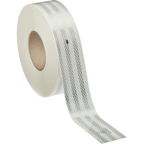 3M Scotchlite Diamond Grade Conspicuity Sheeting Series 983, 2" W x 150' L, White Stor-it Systems