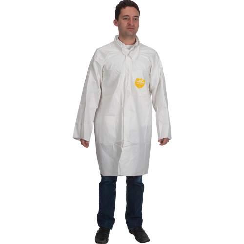 Sarrau de laboratoire ProShield 60, Microporeux/Polypropyl&egrave;ne, Blanc, Moyen Stor-it Systems