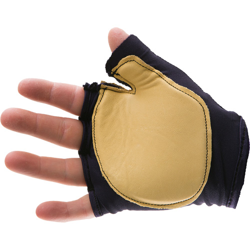 Anti-Impact Tool Grip Fingerless Left-Hand Glove, Size X-Small, Grain Leather Palm Stor-it Systems