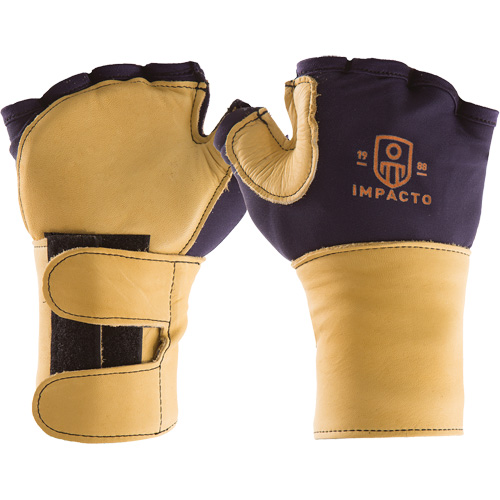 Gants de protection sup&eacute;rieure contre les impacts & les microtraumarismes r&eacute;p&eacute;t&eacute;s, main gauche, Taille T-petit, Paume Cuir fleur Stor-it Systems