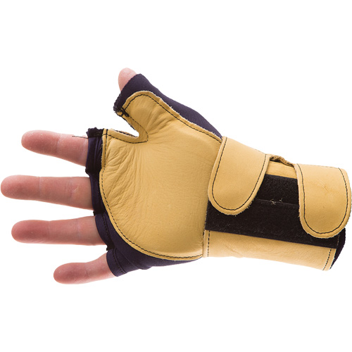 Gants de protection sup&eacute;rieure contre les impacts & les microtraumarismes r&eacute;p&eacute;t&eacute;s, main gauche, Taille T-petit, Paume Cuir fleur Stor-it Systems