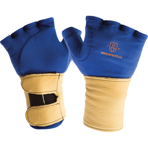 Fingerless Glove Liner with Wrist Restrainer, Size X-Small, Poly-Cotton Palm Stor-it Systems