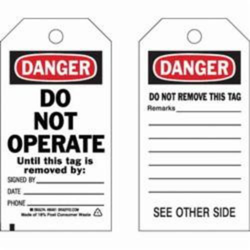 &eacute;tiquettes de s&eacute;curit&eacute; auto-plastifiantes, Polyester, 3" la x 5-3/4" h, Anglais Stor-it Systems