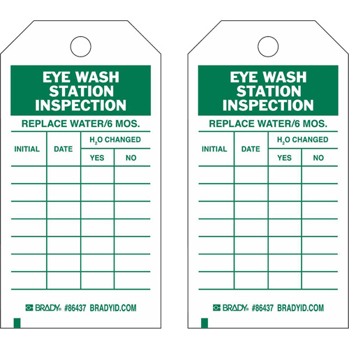 &eacute;tiquettes de rapport d'inspection, Polyester, 4" la x 7" h, Anglais Stor-it Systems
