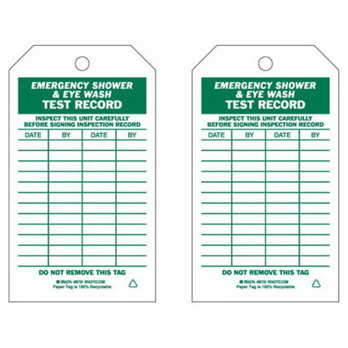 &eacute;tiquettes de rapport d'essai/inspection, Papier, 4" la x 7" h, Anglais Stor-it Systems