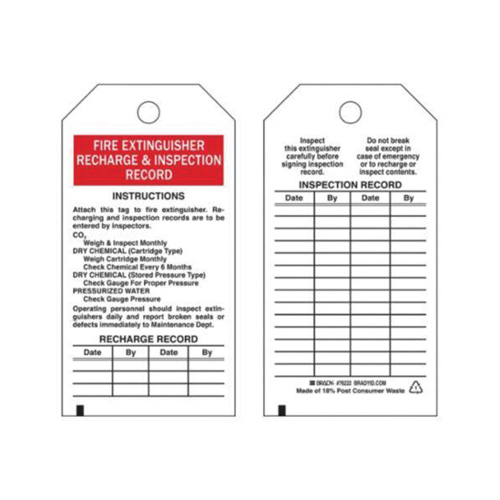 &eacute;tiquettes de rapport d'inspection, Polyester, 3" la x 5-3/4" h, Anglais Stor-it Systems