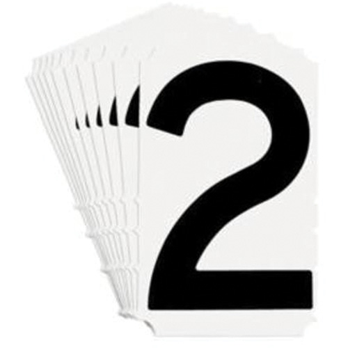 &eacute;tiquettes de lettres et chiffres gothiques individuels Quick-Align, 2, 4" h, Noir Stor-it Systems