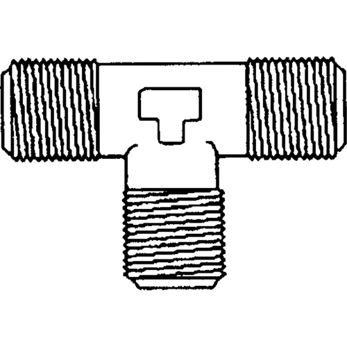 Raccords en T m&acirc;les, Laiton, 1/8" Stor-it Systems
