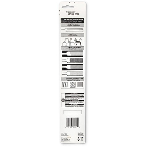 Lime d'affûtage, Plat, 8", Simple/double Stor-it Systems