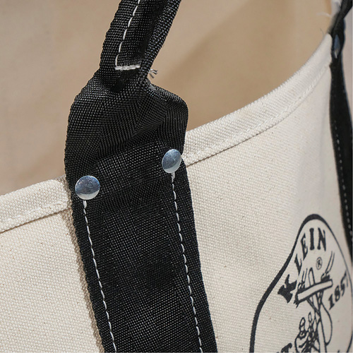 Sac &agrave; outils robuste de 17", Toile, 1 pochettes, Beige/Noir Stor-it Systems