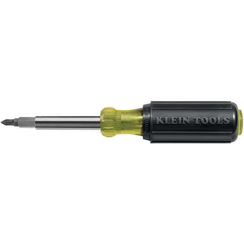  10-in-1 Screwdriver / Nutdriver, 7-3/4" L, Cushion Grip Handle Stor-it Systems