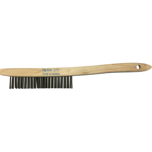 Brosses de nettoyage &agrave; manche recourb&eacute;, Acier, 3 x 19 rangs de fils, Longueur 14" Stor-it Systems