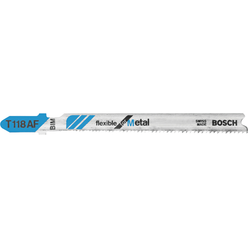 Lame de scie sauteuse flexible, Bim&eacute;tal, 3-5/8" lo, 17-24 dents par pouce Stor-it Systems