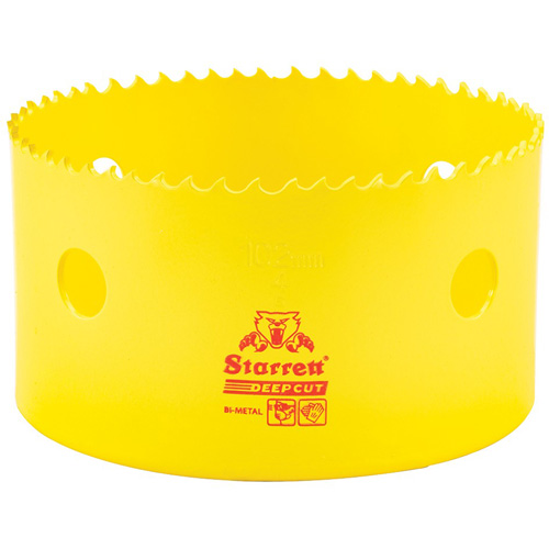 Scie &agrave; cloche bim&eacute;tal 4", 4", Profondeur de la coupe 2", Bim&eacute;tal Stor-it Systems