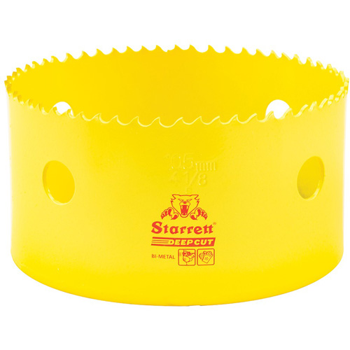 Scie &agrave; cloche bim&eacute;tal 4-1/8", 4-1/8", Profondeur de la coupe 2", Bim&eacute;tal Stor-it Systems