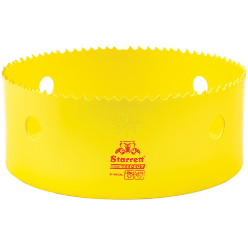 Bi-Metal Holesaw - 5-1/2", 5-1/2", 2" Depth of Cut, Bi-Metal Stor-it Systems