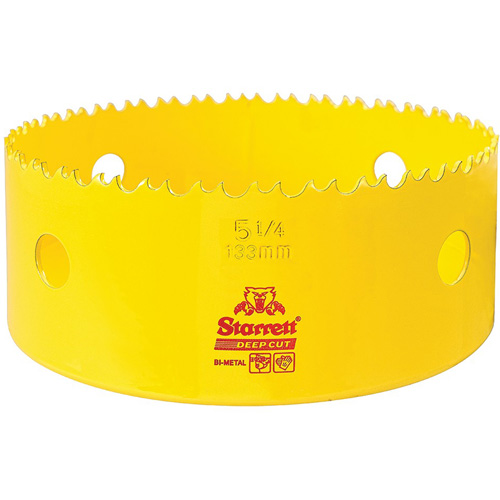 Scie &agrave; cloche bim&eacute;tal 5-1/4", 5-1/4", Profondeur de la coupe 2", Bim&eacute;tal Stor-it Systems